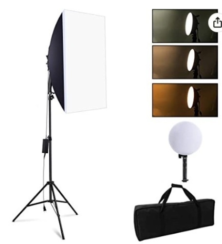 2700W Softbox Lighting Kit, Powers Up, Appears New - Lot 38