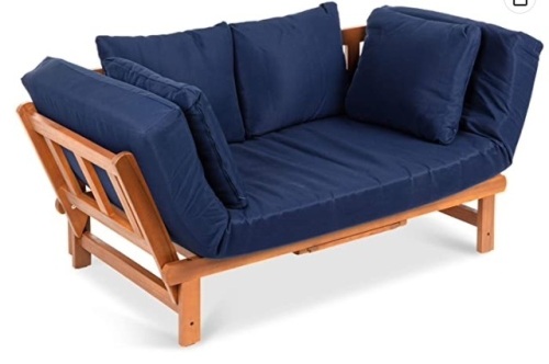 Outdoor Convertible Futon Sofa, Appears New, Color Varies From Photo - Lot 50