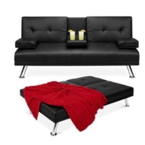 Convertible Sofa Bed Futon, E-Commerce Return - Lot 73