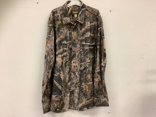 Mens Stretch Button Down Shirt, XL Tall, New - Lot 133
