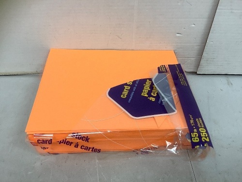 Card Stock Colored Paper, Approx. 250 Sheets, E-Comm Return - Lot 136