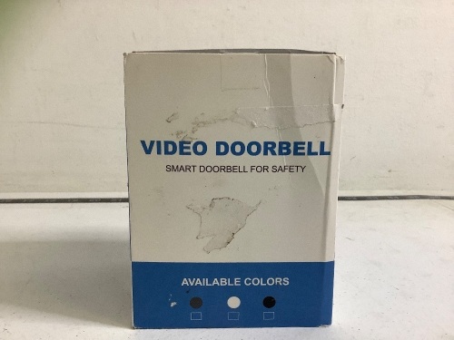 Smart Video Doorbell, Powers Up, E-Comm Return - Lot 148