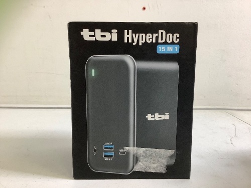 TBI 15-Port HyperDoc, Powers Up, Appears New - Lot 154
