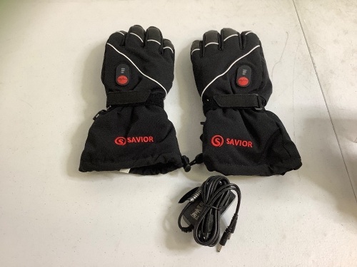 Savior Intelligent Heating Gloves, L, Powers Up, Appears New - Lot 193