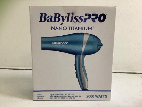 BaByliss Pro Hair Dryer, Powers Up, E-Comm Return - Lot 201