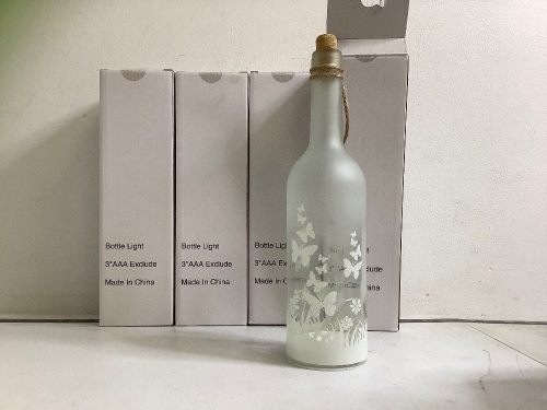 Lot of (4) Bottle Lights, Untested, Appears New - Lot 224