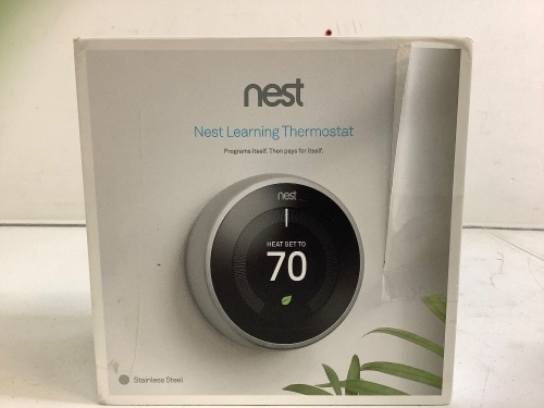 Nest Learning Thermostat, Untested, E-Commerce Return - Lot 274