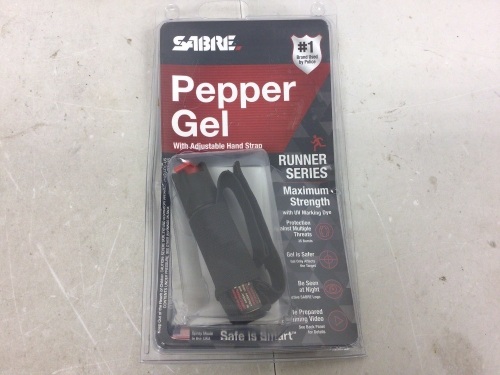 Sabre Pepper Gel, Appears New - Lot 312