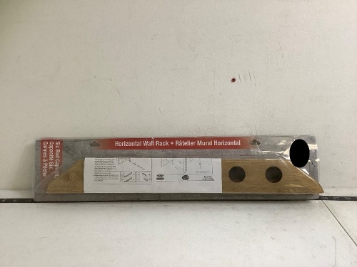 Six-Rod Horizontal Wall Rack, E-Commerce Return - Lot 393