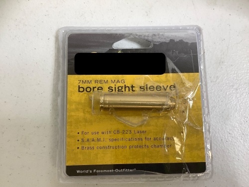 7MM Rem Mag Bore Sight Sleeve, Appears New - Lot 436