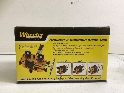 Wheeler Handgun Sight Tool, Appears New - Lot 437