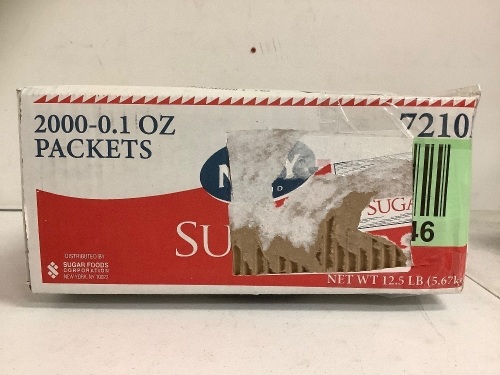 2000pcs Sugar Packets, Appears New - Lot 438