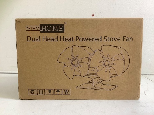 Dual Head Heat-Powered Stove Fan, Appears New - Lot 483