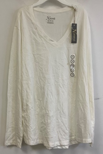 Women's Natural Reflections Shirt, 1X, E-Commerce Return - Lot 577