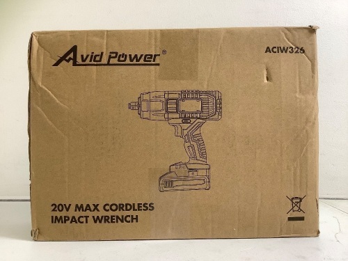 20V Max Cordless Impact Wrench, Powers Up, Appears New - Lot 625