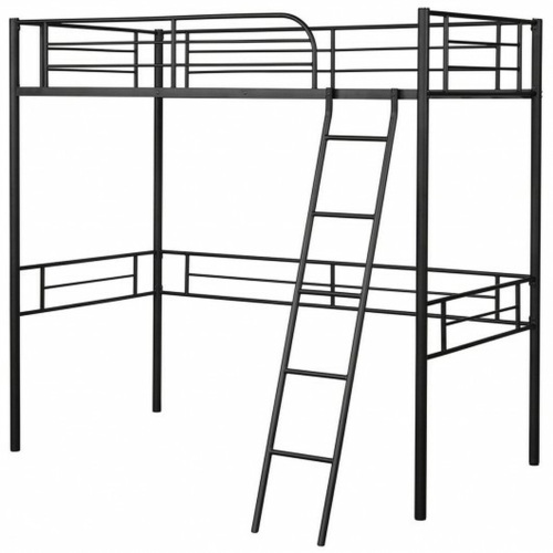 Metal Loft Twin Bed Frame Single High Loft Bed  - Lot 104