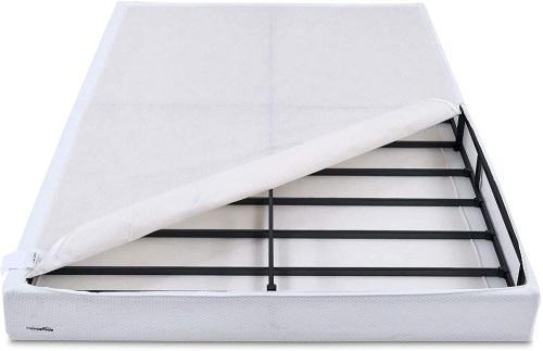 Smart Box Spring Bed Base, 9-Inch Mattress Foundation - Cal King, Tool-Free Easy Assembly   - Lot 116