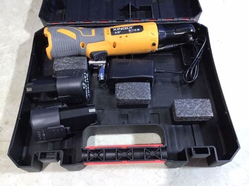 12V Electric Cordless Ratchet Angle Wrench - Used, Power Switch is Stuck On - Lot 248