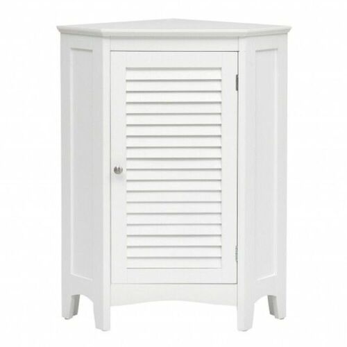 Corner Free Standing Bathroom Cabinet With Shutter Door - Lot 348