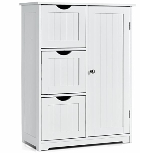 Bathroom Side Storage Cabinet with 3 Drawers and 1 Cupboard   - Lot 359
