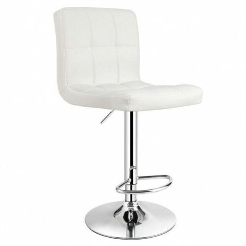 Swivel Adjustable Pu Leather Barstool Bistro Pub Chair - Lot 363