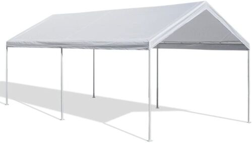 Caravan Canopy Domain 10 x 20 Foot Straight Leg Instant Canopy Tent Set, White - Lot 372