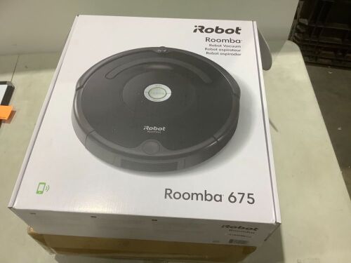 iRobot Roomba 675 Wi-Fi Connected Robot Vacuum - Doesn't Hold Charge  - Lot 449