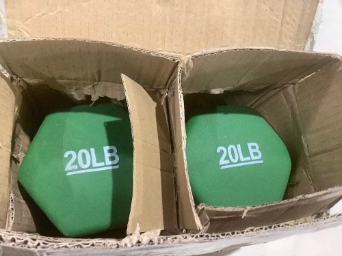Set of Neoprene Dumbbell Weights  - Lot 511
