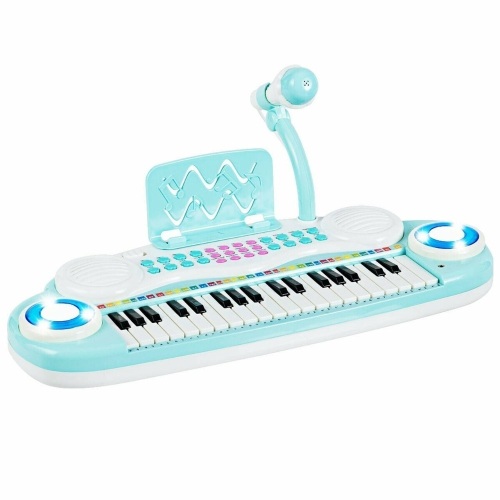 37-Key Electric Keyboard Piano With Microphone  - Lot 513