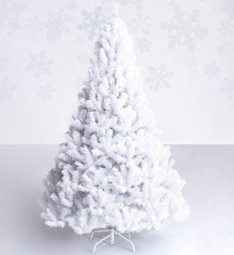 8' White Artificial PVC Chrismas Tree with Stand - Lot 519