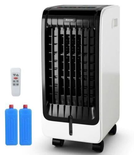 300 CFM 3-Speed Portable Evaporative Cooler Air Cooler Fan Cooling Touch Pad with Remote For 200 sq. ft. - Lot 525