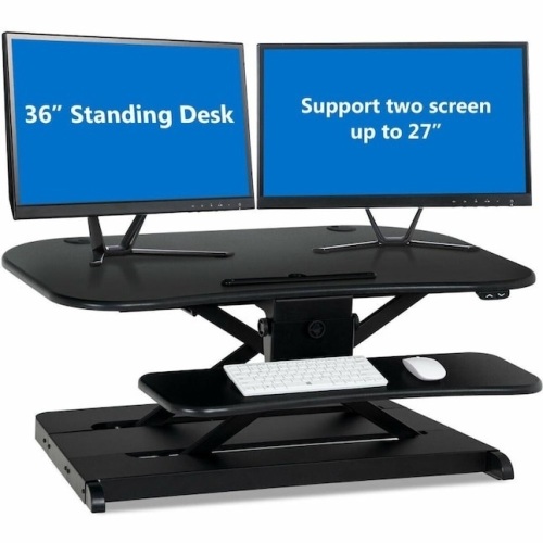 Costway 29-in Black Modern/Contemporary Rubberwood Computer Desk - Lot 548