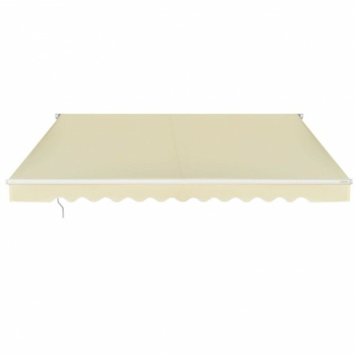 10' x 8' Outdoor Manual Retractable Awning Cover Shelter Patio Sun Shade - Lot 555