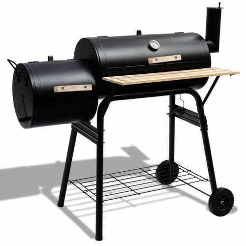 Charcoal BBQ Barrel Grill   - Lot 580