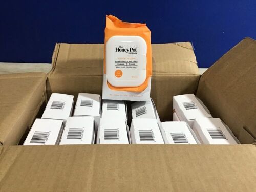 Case of (12) The Honey Pot Normal Feminine Wipes - Lot 585