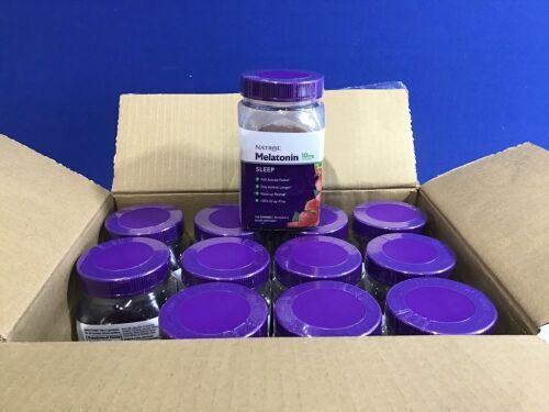 Case of (12) Natrol 10mg Melatonin Gummies, 140 ct  - Lot 652