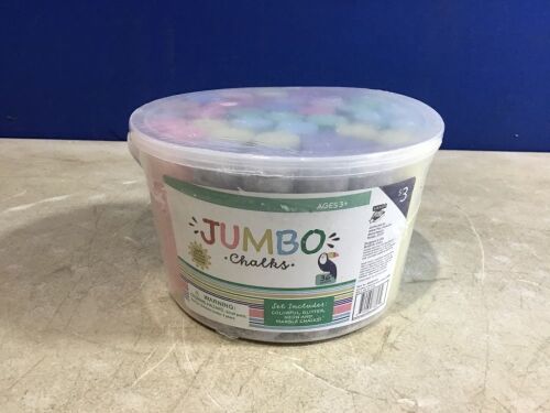 Case of (12) Jumbo Sidewalk Chalk, 36 pcs  - Lot 658