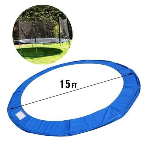 Blue Safety Round Spring Pad Replacement Cover For 15' Trampoline - Lot 709