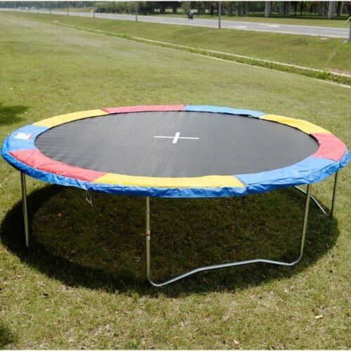 Colorful Safety Round Spring Pad Replacement Cover for 14' Trampoline - Lot 729