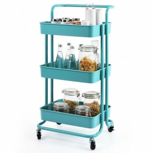 3-Tier Utility Storage Rolling Cart  - Lot 741