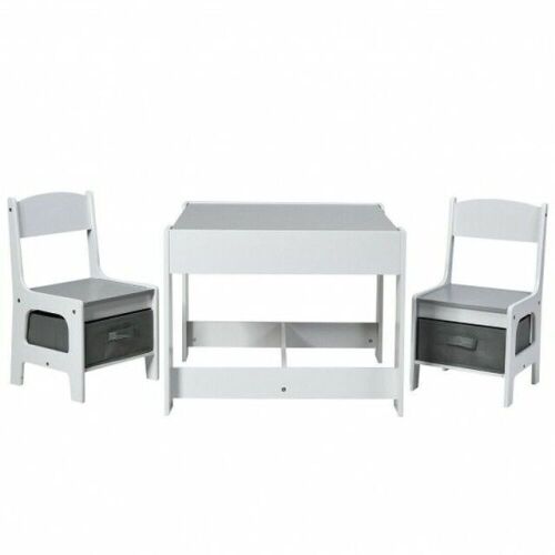 Kids Table Chairs Set with Storage Boxes - Lot 831