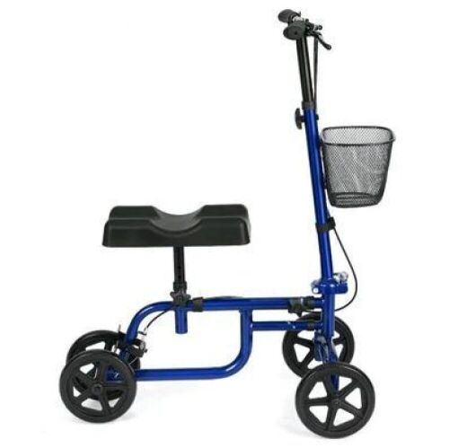 Foldable Knee Walker w/ Basket & Dual Brakes  - Lot 834