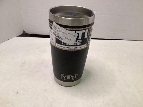 Yeti Rambler 20oz Tumbler, No Lid, Ecommerce Return - Lot 182