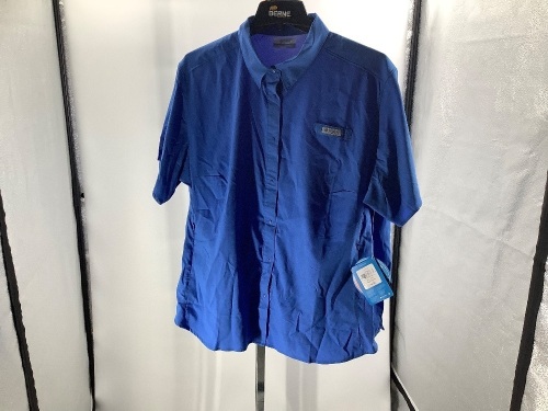 Columbia Women's Tamiami Short Sleeve Shirt, 2X, Appears New - Lot 296
