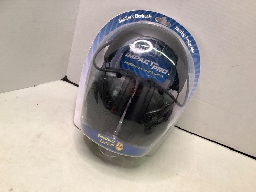 Impact Pro Electronic Earmuff, Untested, Ecommerce Return - Lot 332