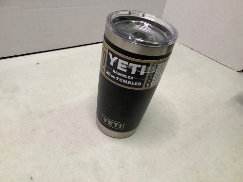 Yeti Rambler 20oz Tumbler, Lid Missing Piece, Ecommerce Return - Lot 346
