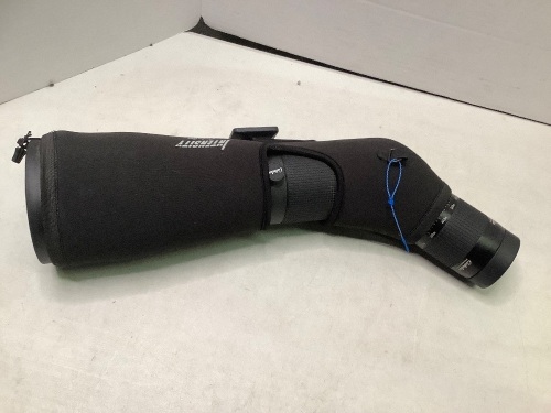 Intensity HD Spotting Scope, Lens is off track, some scratches on outside lens, Ecommerce Return - Lot 354