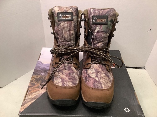 Rocky Men's 8" Pro Hunter Boots, Men's 11, Ecommerce Return - Lot 386