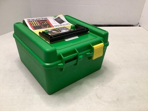 Deluxe 100 Round Ammo Case With Bullet Tip Protection, Missing Latch, Ecommerce Return - Lot 416