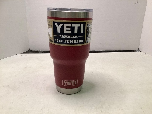 Yeti Ramber 20oz Tumbler, Lid Missing Piece, Appears New - Lot 459